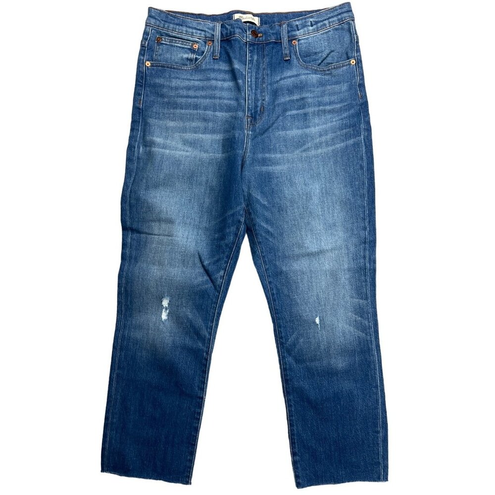 Madewell The High Rise Slim Crop Boyfriend Jean Size 31